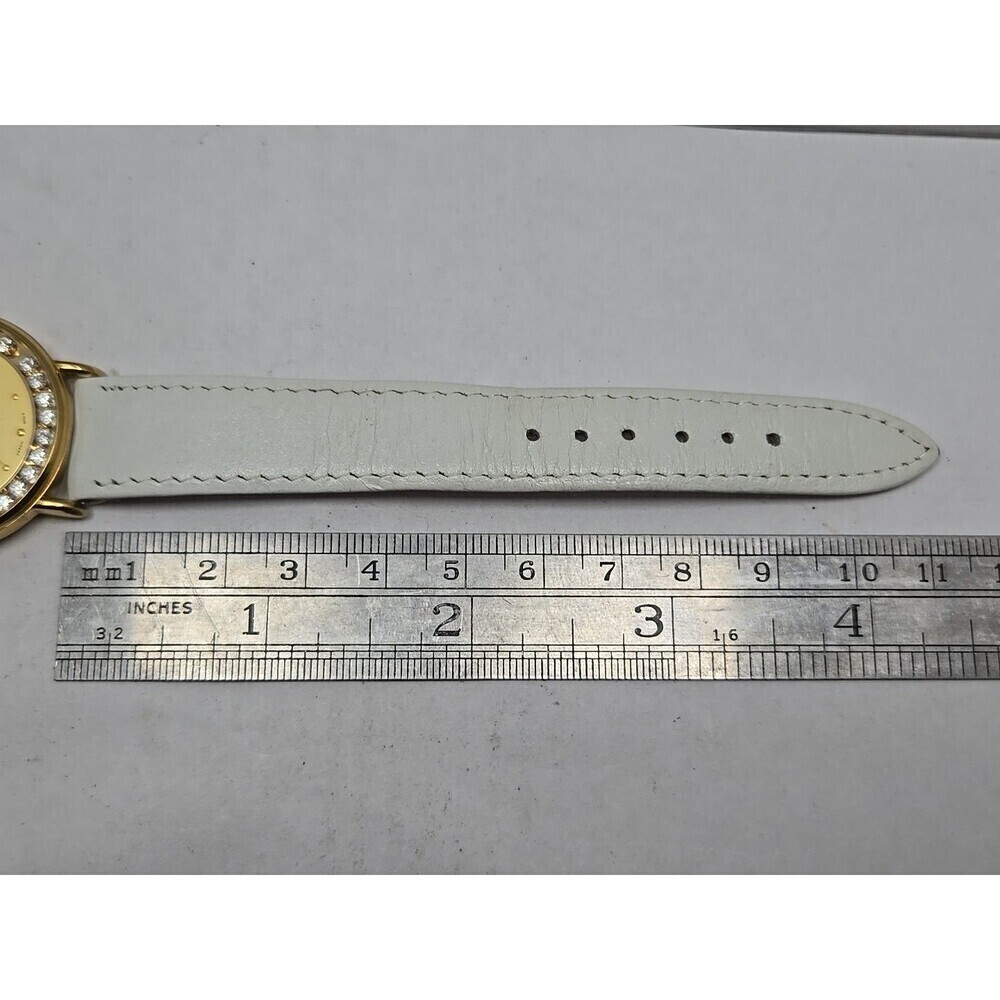 Womens Vintage Becora Gold Tone Watch Floating Rhinestones Crystals New Battery - Picture 7 of 11